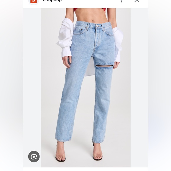 Agolde Lana slice jeans - Picture 1 of 8